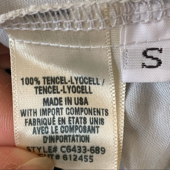 Cloth and Stone Smocked Tie Waist V Neck Dress - Picture 7 of 9